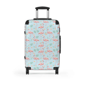 Flamingo Pattern Suitcase – Lightweight Carry-on - Dipaliz - Suitcases