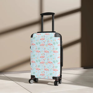Flamingo Pattern Suitcase – Lightweight Carry-on - Dipaliz - Suitcases