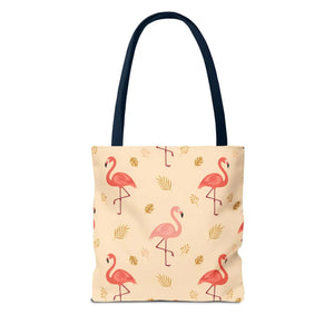 Flamingo Pattern Tote Bag – Tropical Pink - Dipaliz - Bags