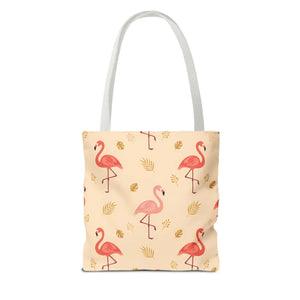 Flamingo Pattern Tote Bag – Tropical Pink - Dipaliz - Bags