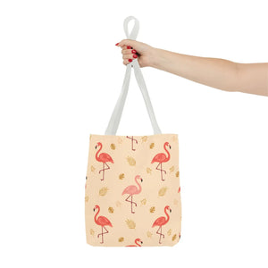 Flamingo Pattern Tote Bag – Tropical Pink - Dipaliz - Bags