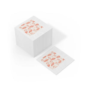Flamingo Print Cocktail Napkins – Summer Party Decor - Dipaliz - Paper