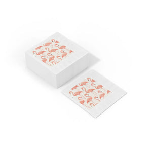Flamingo Print Cocktail Napkins – Summer Party Decor - Dipaliz - Paper