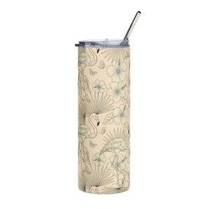 Flamingo Sketch 20oz – Stainless Tumbler - Dipaliz - Tumblers