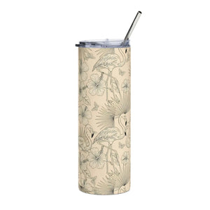 Flamingo Sketch 20oz – Stainless Tumbler - Dipaliz - Tumblers