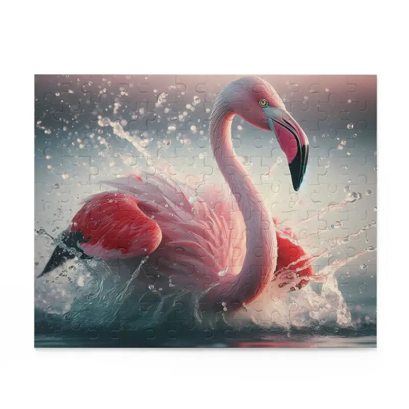 Flamingo Splashing Puzzle: Dive Into Vibrant Brain-teasing Fun! - Puzzle