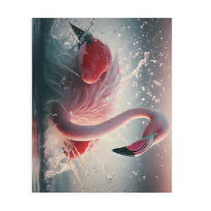 Flamingo Splashing Jigsaw Puzzle - Vibrant Art Challenge - Dipaliz - Puzzles