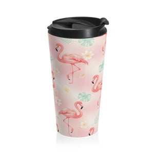 Flamingo Stainless Steel Travel Mug - Dipaliz - Mugs