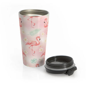 Flamingo Stainless Steel Travel Mug - Dipaliz - Mugs
