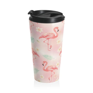 Flamingo Stainless Steel Travel Mug - Dipaliz - Mugs