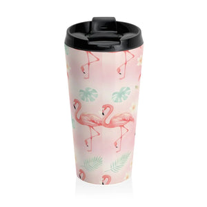 Flamingo Stainless Steel Travel Mug - Dipaliz - Mugs
