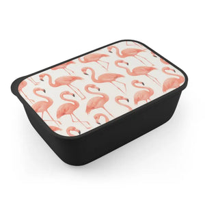Premium Flamingo Bento Box - Cute Lunch Prep Set - Dipaliz - Black / 7.4’’ x 5.1’’ 2.3’’ - Sets