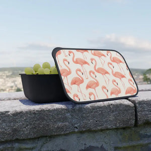 Premium Flamingo Bento Box - Cute Lunch Prep Set - Dipaliz - Black / 7.4’’ x 5.1’’ 2.3’’ - Sets