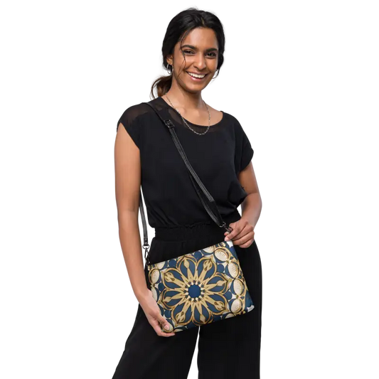 Flaunt Your Fab Mandal Faux Leather Crossbody Bag - Bags