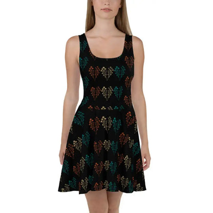 Captivate in our Floral Black Skater Dress - Xs Dresses