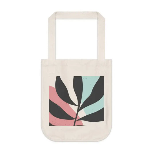 Turn Heads with the Abstract Foliage Art Canvas Tote Bag - one Size / Natural Bags