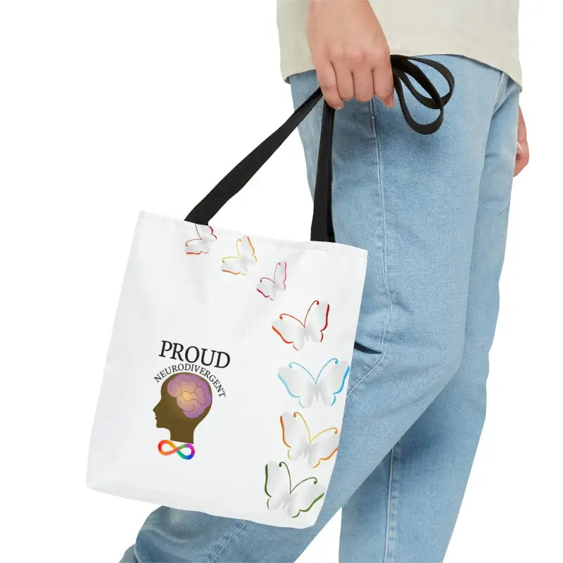 Rock 2024 Trends with the Proud Neurodivergent Tote Bag! - Small Bags