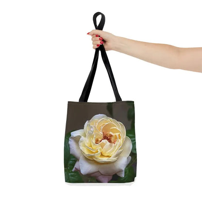 Rock your Look with the Trendy Rose Flower Tote Bag! - Small Bags