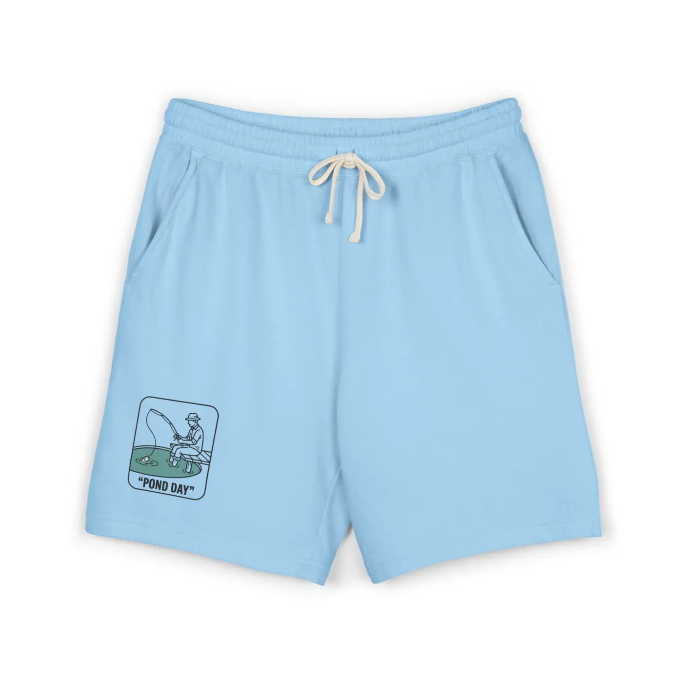 Pond Days Fishing Fleece Sweat Shorts - Dock | Dipaliz – DipaliZ