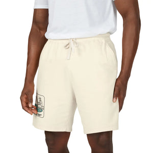 Fleece Sweat Shorts, ?Pond Days’ Fishing Graphic Casual Lounge
