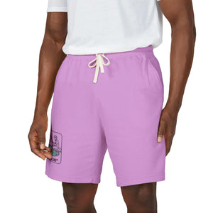 Fleece Sweat Shorts, ?Pond Days’ Fishing Graphic Casual Lounge