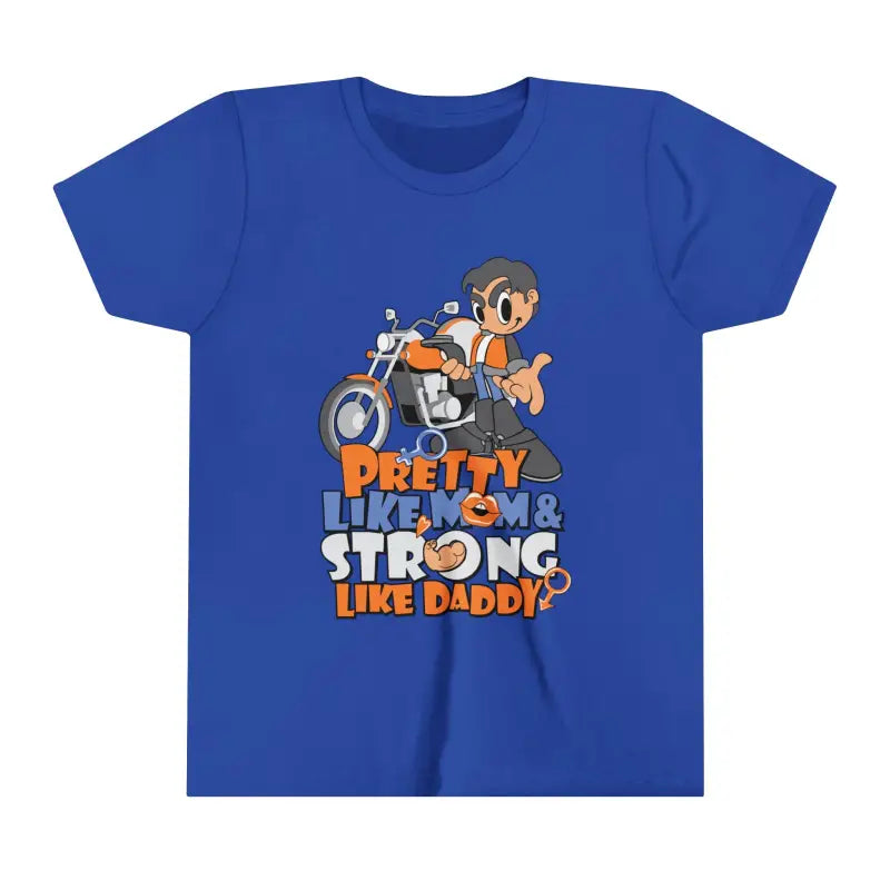 Elevate Style with Flex Like a Pro Youth Short Sleeve Tee - True Royal / s Kids Clothes