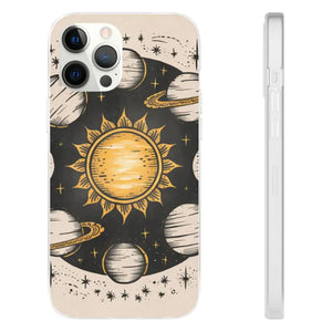 Flexi Case - Sustainable Tpu Sun Planets Design - Dipaliz - Mobile Phone Cases