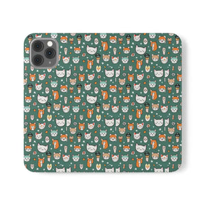 Samsung Galaxy S22 Flip Cases Cat Pattern Faux Leather - Dipaliz - Mobile Phone