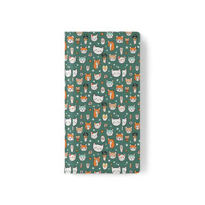 Samsung Galaxy S22 Flip Cases Cat Pattern Faux Leather - Dipaliz - Mobile Phone