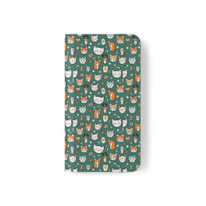 Samsung Galaxy S22 Flip Cases Cat Pattern Faux Leather - Dipaliz - Mobile Phone
