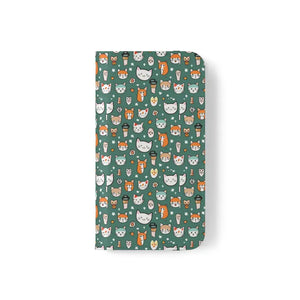 Samsung Galaxy S22 Flip Cases Cat Pattern Faux Leather - Dipaliz - Mobile Phone