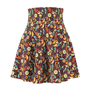 Women’s Skater Skirt - Birds Pattern Statement Style - Dipaliz - Skirts