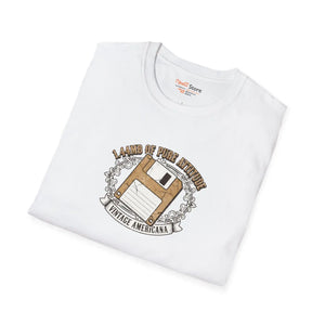 Retro Floppy Disk Vintage T-shirt - Cotton Tee - Dipaliz - T-shirts - m