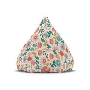 Floral Bean Bag Covers - Durable Polyester Slipcover - Dipaliz - Slipcovers