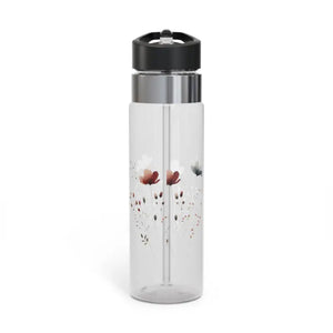 Floral 20oz Tritan Sport Bottle Eco Hydration Style - Dipaliz - Clear - Water Bottles
