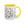Elegant Floral Accent Coffee Mug - Ceramic Garden Gift - Dipaliz - Mugs