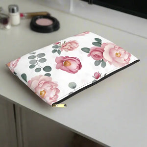Floral Accessory Pouch - Chic Makeup Organizer Travel Essentials - Dipaliz - Bags