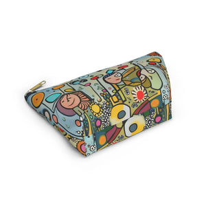 Floral Accessory Pouch – Garden Print Canvas - Dipaliz - Makeup Bags
