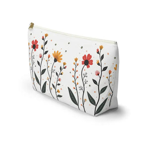 Floral Makeup Bag Travel Organizer Pouch - Dipaliz - Cosmetic & Toiletry Bags