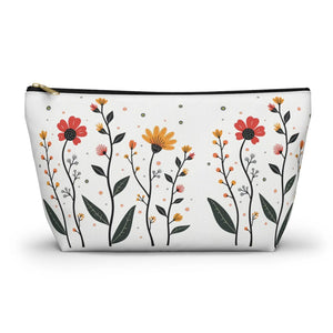 Floral Makeup Bag – Polyester Travel Organizer - Dipaliz - Bags