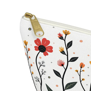 Floral Makeup Bag – Polyester Travel Organizer - Dipaliz - Bags