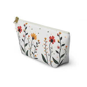 Floral Makeup Bag – Polyester Travel Organizer - Dipaliz - Bags