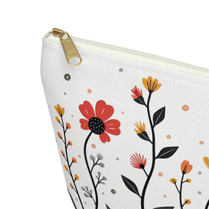 Floral Makeup Bag – Polyester Travel Organizer - Dipaliz - Bags