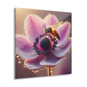 Floral Acrylic Print with Crystal Clear Edges - Dipaliz - 12″ x / 0.25’’ - Prints
