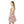 Floral Aop Skater Dress – Pink Roses Summer - Dipaliz - Dresses - Xs