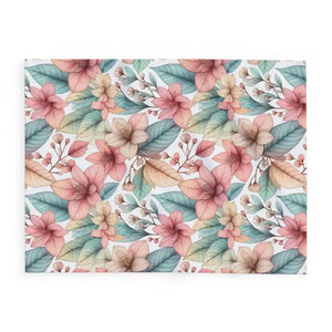 Cozy Floral Arctic Fleece Blanket - Ultra Soft Comfort - Dipaliz - Blankets