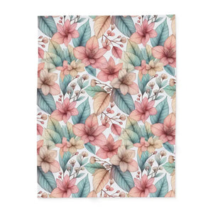 Cozy Floral Arctic Fleece Blanket - Ultra Soft Comfort - Dipaliz - Blankets