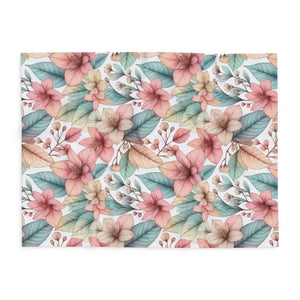 Cozy Floral Arctic Fleece Blanket - Ultra Soft Comfort - Dipaliz - Blankets