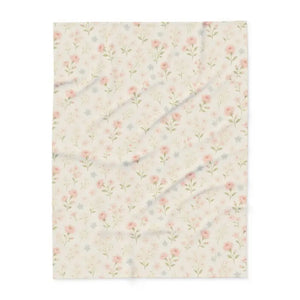 Premium Arctic Fleece Blanket - Floral Cozy Vibes - Dipaliz - Blankets