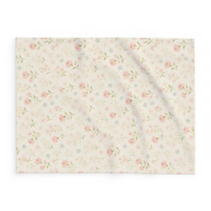 Premium Arctic Fleece Blanket - Floral Cozy Vibes - Dipaliz - Blankets